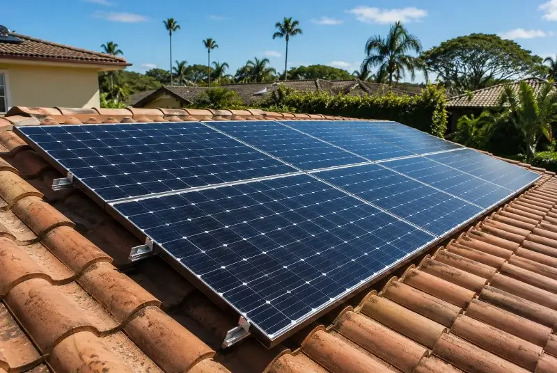 Installation de panneaux solaires à Neyron